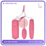 Trứng Rung Tình Yêu - Rẻ 2 Đầu (Cà chính hãng - sạc USB, chống nước, chất liệu an toàn cho da - giao hàng che tên kín đáo