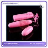 Trứng Rung Tình Yêu - Rẻ 2 Đầu (Cà chính hãng - sạc USB, chống nước, chất liệu an toàn cho da - giao hàng che tên kín đáo