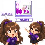 Trứng Rung Không Dây Điều Khiển Từ Xa Elroy Pretty Love Baile chính hãng - 12 chế độ rung, sạc USB, silicone mềm mại - giao hàng che tên kín đáo