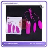 Trứng Rung Mini Cao Cấp 2 Đầu Pretty Love chính hãng - 12 chế độ rung, điều khiển từ xa, rung êm không tiếng động - giao hàng che tên kín đáo
