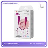 Trứng Rung 2 Đầu Rung Pretty Love Snaky Vibe chính hãng - 7 chế độ rung, sạc usb, silicone mềm mại - giao hàng che tên kín đáo