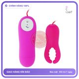 Mini Love Trứng Rung Tình Yêu Càng Cua Kích Thích Điểm G chính hãng - 12 chế độ rung, chống nước, silicone mềm - giao hàng che tên kín đáo