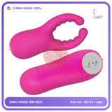 Mini Love Trứng Rung Tình Yêu Càng Cua Kích Thích Điểm G chính hãng - 12 chế độ rung, chống nước, silicone mềm - giao hàng che tên kín đáo