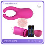 Mini Love Trứng Rung Tình Yêu Càng Cua Kích Thích Điểm G chính hãng - 12 chế độ rung, chống nước, silicone mềm - giao hàng che tên kín đáo