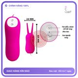 Trứng Tình Yêu Pretty Love Blair LyBaile, Tai Thỏ chính hãng - 12 chế độ rung, silicone mềm mại, chất liệu an toàn cho da - giao hàng che tên kín đáo