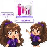 Trứng Tình Yêu Pretty Love Blair LyBaile, Tai Thỏ chính hãng - 12 chế độ rung, silicone mềm mại, chất liệu an toàn cho da - giao hàng che tên kín đáo