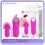 Trứng Rung Massage Điểm G 12 Chế Độ Pretty Love BORIS chính hãng - 12 chế độ rung, silicone cao cấp, chất liệu an toàn cho da - giao hàng che tên kín đáo
