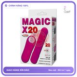 Trứng Rung Tình Yêu Magic X20 Giúp Massage Kích Thích Điểm G chính hãng - điều khiển từ xa, silicone cao cấp, chất liệu an toàn cho da - giao hàng che tên kín đáo