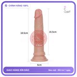 Dương Vật Giả Cao Cấp Siêu Mềm Dẻo Hít chính hãng - đế hít tường, silicone mềm mại, chất liệu an toàn cho da - giao hàng che tên kín đáo