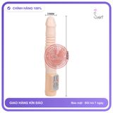 Dương Vật Giả Bunny rung nhấp chuyển động đẩy tới và lui 12 Chế Độ Tỏa Nhiệt 48°C chính hãng - 4 chế độ rung, sạc USB, rung nhấp chuyển động đẩy tới và lui tự động - giao hàng che tên kín đá