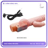 Dương Vật Giả Bunny rung nhấp chuyển động đẩy tới và lui 12 Chế Độ Tỏa Nhiệt 48°C chính hãng - 4 chế độ rung, sạc USB, rung nhấp chuyển động đẩy tới và lui tự động - giao hàng che tên kín đá