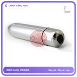 Trứng Rung Hình Viên Đạn Inox chính hãng - chất liệu an toàn cho da, dễ vệ sinh, êm ái khi dùng - giao hàng che tên kín đáo