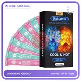 Nước Thần Tình Yêu Băng Hỏa BJ 1 Cặp Xanh Lạnh, Hồng Nóng chính hãng - chất liệu an toàn cho da, dễ vệ sinh, êm ái khi dùng - giao hàng che tên kín đáo