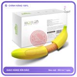 Dương Vật Giả Hình Trái Chuối Cao Cấp Moylan Banana chính hãng - 7 chế độ rung, sạc USB, silicone cao cấp - giao hàng che tên kín đáo