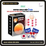 (Che Tên) Bao Cao Su Bi Lớn 1cm Super Gold Kèm 2 Gói Gell Bôi Trơn Oleo 8g - Hàng Mới Về