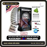 (Che Tên) Bao Cao Su Cao Cấp Maxman 5in1 Prolong – Kéo Dài Thời Gian – Gai Lớn Hộp 12 Cái - Snapshop
