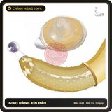(Che Tên) Bao Cao Su Có Viên Bi Lớn Ở Đầu Hộp 2 Chiếc 325366 Hộp Trắng Kín
