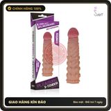 (Che Tên) Bao Cao Su Đôn Dên 5cm Cao Cấp Pleasure X-Tender Series Lovetoy (Tím MS4) 326475 Hộp Trắng Kín