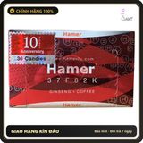 (Che Tên) Kẹo Sâm Hamer 37F82K Malaysia Hộp 36 Viên 330381 Chuẩn Auth