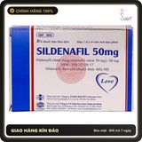 (Che Tên) Viên Uống Hỗ Trợ Phái Mạnh 50mg - Vỉ 4 Viên - Hàng Mới Về