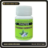 (Che Tên) Kẹo Cao Su Singgum Philter USA - Lọ 10 Viên Cao Cấp Bảo Đảm