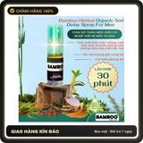 (Che Tên) Xịt Khử Mùi Thơm Cơ Thể USA Bamboo Herbal Organic Delay Spray For Men – 5ml Cao Cấp Bảo Đảm