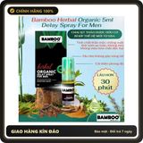 (Che Tên) Xịt Khử Mùi Thơm Cơ Thể USA Bamboo Herbal Organic Delay Spray For Men – 5ml Cao Cấp Bảo Đảm