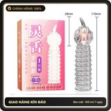 (Che Tên) Bao Cao Su Đôn Ngón Tay Cao Cấp JIYU Rung Móc 358667 Hộp Trắng Kín