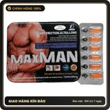 (Che Tên) Viên Uống Thực Phẩm Tăng Kẽm MaxMan 2600mg - Vỉ 24 Viên Cao Cấp Bảo Đảm
