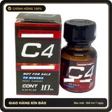 (Che Tên) Popper C4 Đỏ Chai Ngắn Có Hộp 10ml 404764 Chuẩn Auth