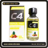 (Che Tên) Popper C4 Tropical Fruit 30ml Hương Thơm Trái Cây Chính Hãng Nhập Khẩu Mỹ Hộp Trắng Kín