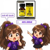 (Che Tên) Popper Pig Sweet Vàng 10ml Chính Hãng Never Fake It 451874 Hỗ Trợ 24/7