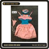 (Che Tên) Váy Ngủ Cosplay Mèo Xanh Hồng Dễ Thương Kèm Cài Tóc - Đồ Hóa Trang Nữ Phong Cách Cute và Ấn Tượng Hộp Trắng Kín