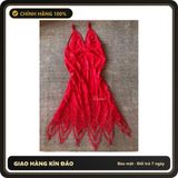 (Che Tên) Váy Ngủ Ren Viền Lá Quyến Rũ - Đồ Hóa Trang Nữ Thanh Lịch, Tạo Dáng, Thoải Mái, Phù Hợp Mọi Dịp, Quà Tặng Độc Đáo Giao Nhanh Toàn Quốc