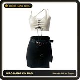 (Che Tên) Váy Cosplay Thư Ký Chéo Cổ - Đồ Ngủ Quyến Rũ Thời Trang nữ cho Tiệc Hóa Trang, Sự Kiện Cosplay, Phong Cách Gợi Cảm - Hàng Mới Về