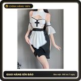 (Che Tên) Váy Cosplay Nữ Tu Hoá Trang Quyến Rũ - Trang Phục Halloween Độc Đáo Cho Các Sự Kiện Cosplay, Lễ Hội Hóa Trang Hỗ Trợ 24/7