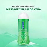 Shell Play Massage 2 in 1 Aloe Vera - Gel massage chai 200ml - Gwen Shop Chính Hãng