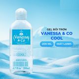 Vanessa & Co Cool - Gel mát lạnh gốc nước chai 200ml - Gwen Shop Chính Hãng