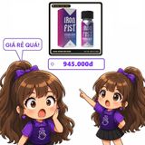 (Che Tên) Poppers Iron Fist Starlight 24ml Super Amyl Nitrite Formula Chuẩn Auth