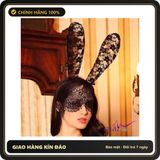 (Che Tên) Mặt Nạ Tai Thỏ Dài Dễ Thương - Phụ Kiện Hóa Trang Độc Đáo Cho Tiệc và Lễ Hội - Nổi Bật Giữa Đám Đông - Hàng Mới Về