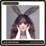 (Che Tên) Mặt Nạ Tai Thỏ Dài Dễ Thương - Phụ Kiện Hóa Trang Độc Đáo Cho Tiệc và Lễ Hội - Nổi Bật Giữa Đám Đông - Hàng Mới Về