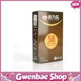 HBM 58mm - Bao cao su size lớn, hộp 10 cái - Gwen Shop Chính Hãng