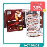 (Che Tên) Bao Cao Su Super Men Long Love 120 Cái Cho Gia Đình, Khách Sạn, Nhà Nghỉ Hộp Trắng Kín