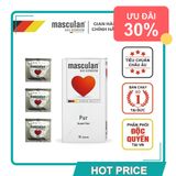 (Che Tên) Bao Cao Su Masculan Pur 0.04mm – Siêu mỏng – Thơm – Thật Hộp Trắng Kín