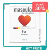 (Che Tên) Bao Cao Su Masculan Pur 0.04mm – Siêu mỏng – Thơm – Thật Hộp Trắng Kín