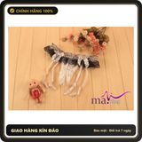 (Che Tên) Kẹp Vớ Ren Hoa Thời Trang - Phụ Kiện Độc Đáo Giúp Giữ Vớ Luôn Mới Mẻ và Cải Thiện Vẻ Đẹp Chân Bạn Cao Cấp Bảo Đảm