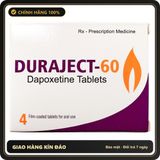 (Che Tên) Viên Uống Hỗ Trợ Phái Mạnh Duraject 60 Allegens - Tăng Cường Sinh Lực và Năng Lượng, Hỗ Trợ Sức Khỏe Tổng Thể, Vỉ 4 Viên Chính Hãng Hộp Trắng Kín