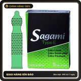 (Che Tên) Bao Cao Su Sagami Type E – Hộp 5 Chiếc, Gân Gai 564754 Bảo Mật Tuyệt Đối