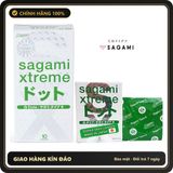 (Che Tên) Bao Cao Su Sagami Xtreme Dots Type – Có Gân, Gai 564771 Hộp Trắng Kín