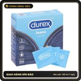 (Che Tên) Bao Cao Su Durex Jeans - Hộp 3 Cái Cao Cấp Bảo Đảm